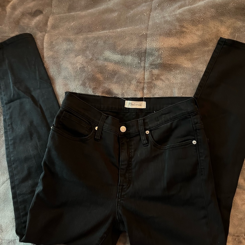 Madewell Black Skinny High-Rise Jeans